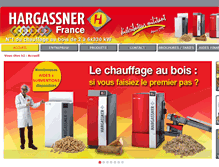 Tablet Screenshot of hargassner-france.com